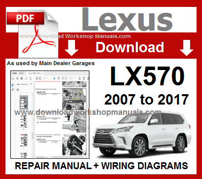 Lexus LX 570 Service Repair Workshop Manual Download